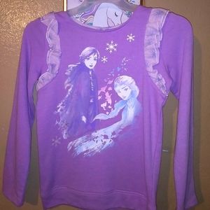 Disney Frozen 2 sweater girls size L 10-13